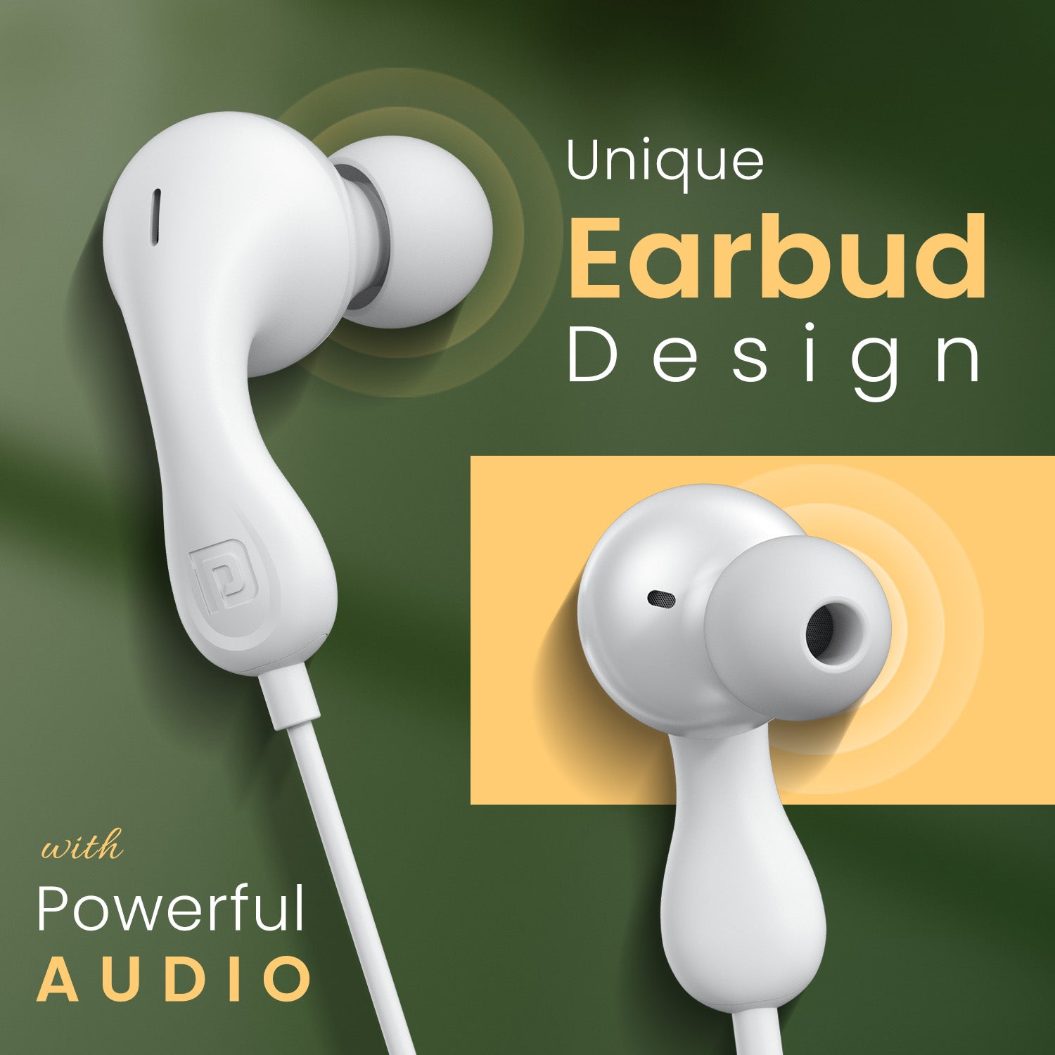Portronics Conch Kappa C Wired Earphones – Type C Earphone with Mic and Deep Bass for Music and Calls| best wired earphones under 500 in india