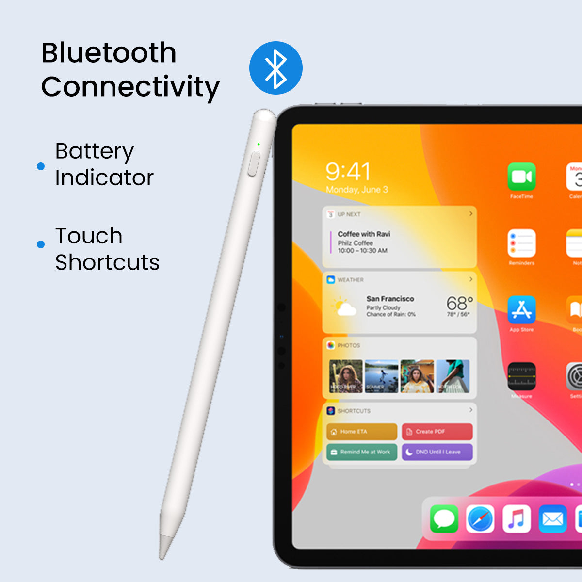 Portronics Glide 2 tablet stylus online | stylus pen for tablet| best stylus for Iphone online| best stylus pencil for Ipad| stylus online| best stylus for professional| stylus pencil for kids online| best stylus for student 