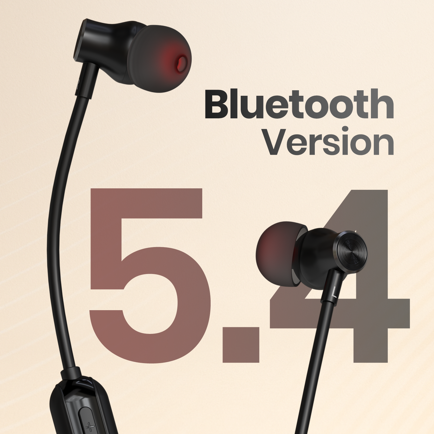 Portronics Harmonics Y2 bluetooth earbud with mic delivers HD sound, dual pairing for multitasking, ergonomic neckband design, Type-C fast charging, and the latest Bluetooth 5.4—your perfect wireless neckband earphones for workout, travel, and everyday listening.