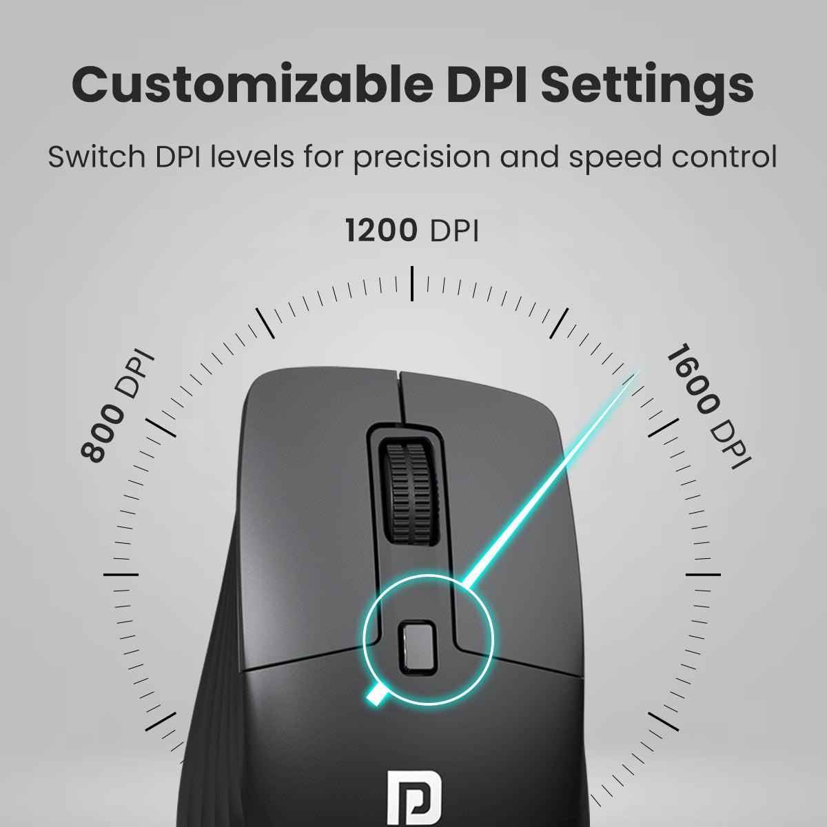 Portronics Key10 combo Wireless laptop Keyboard and  Mouse in slim design| Get your keyboard and mouse combo online under 2000 | Mouse with Customizable DPI
