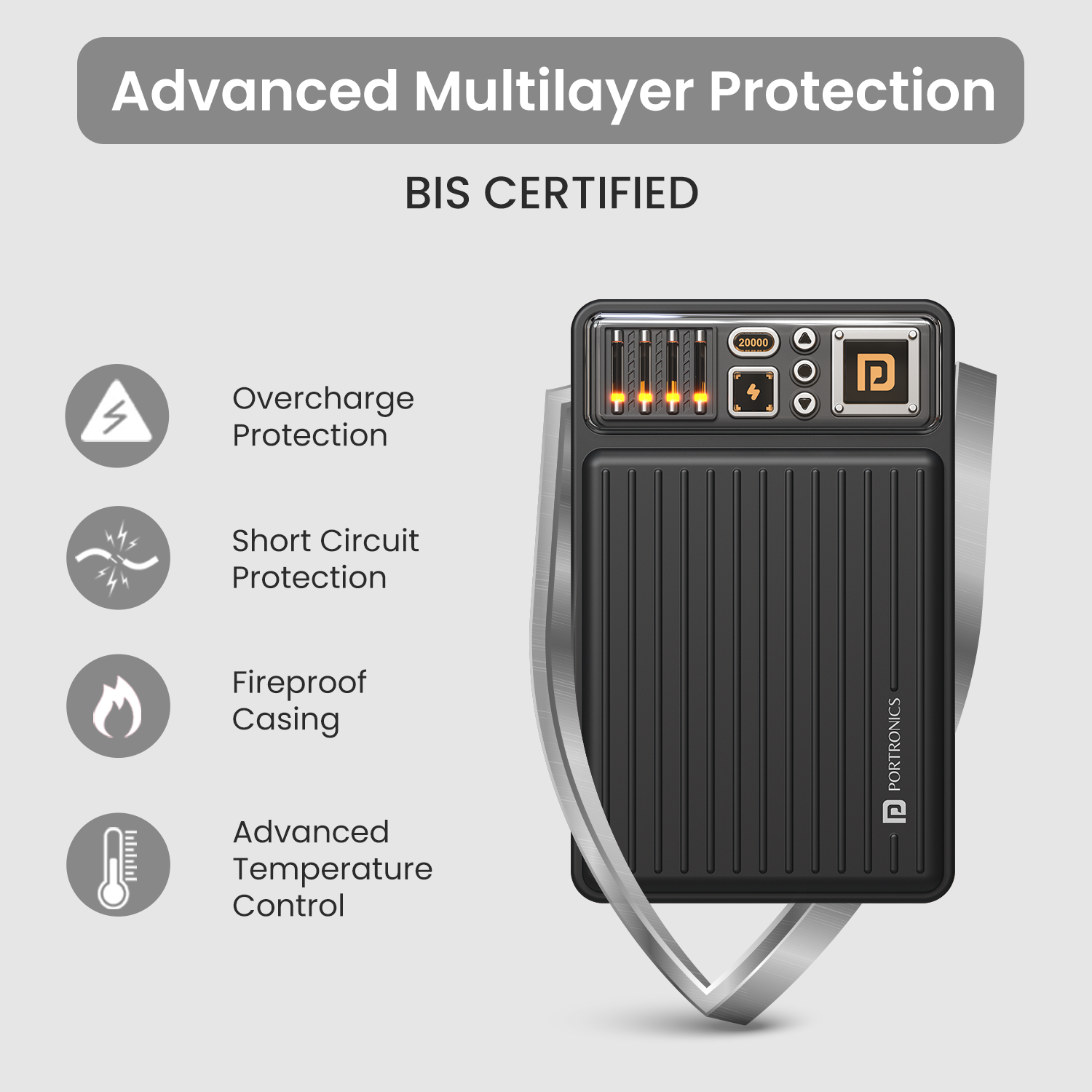 Portronics Luxcell wireless mini 20k 20000mah Power bank| best powerbanks in india| best deals on powerbank
