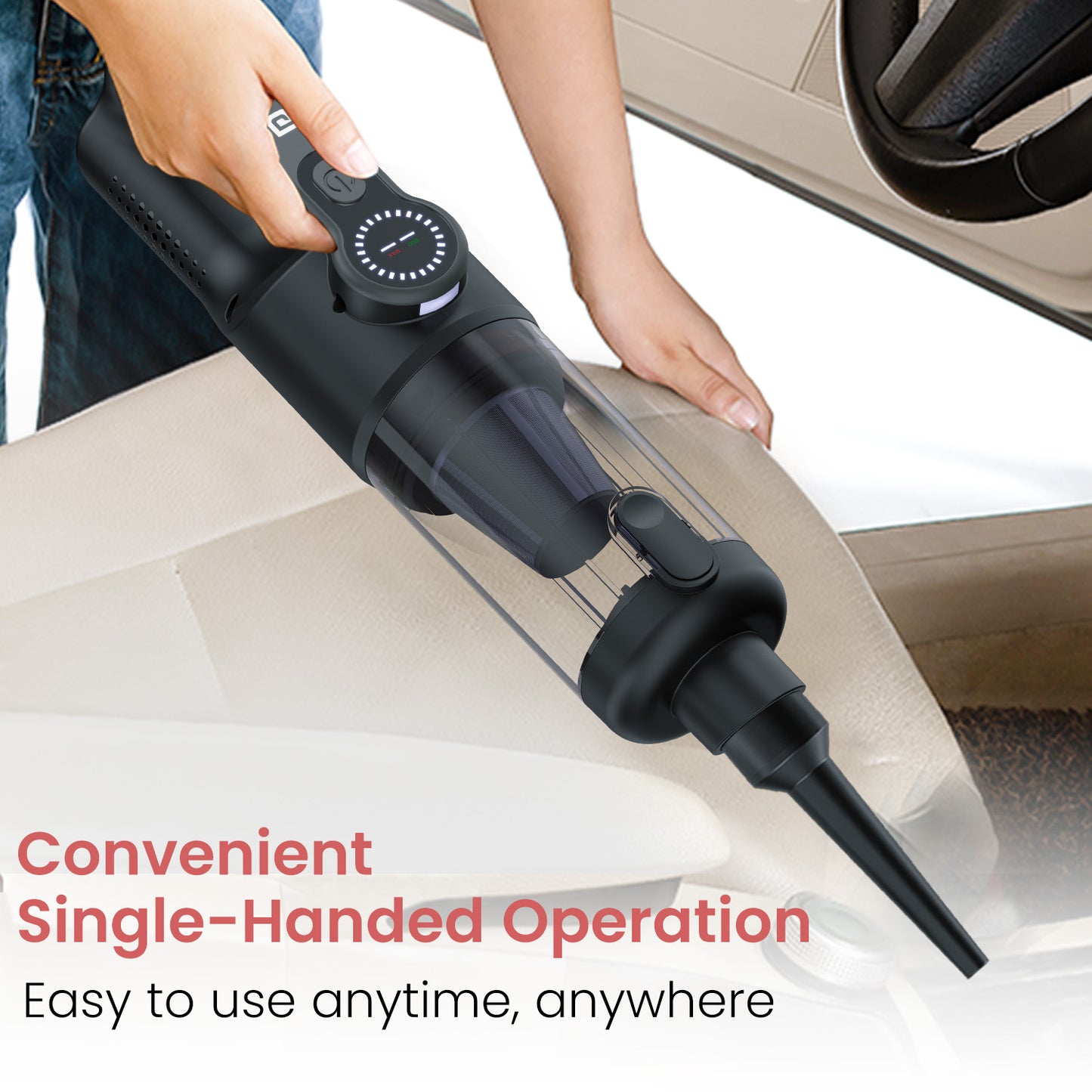 Portronics Mopcop 4 Handheld Vacuum Cleaner – Best 2 in 1 Vacuum Cleaner and Blower for Home and Car Cleaning