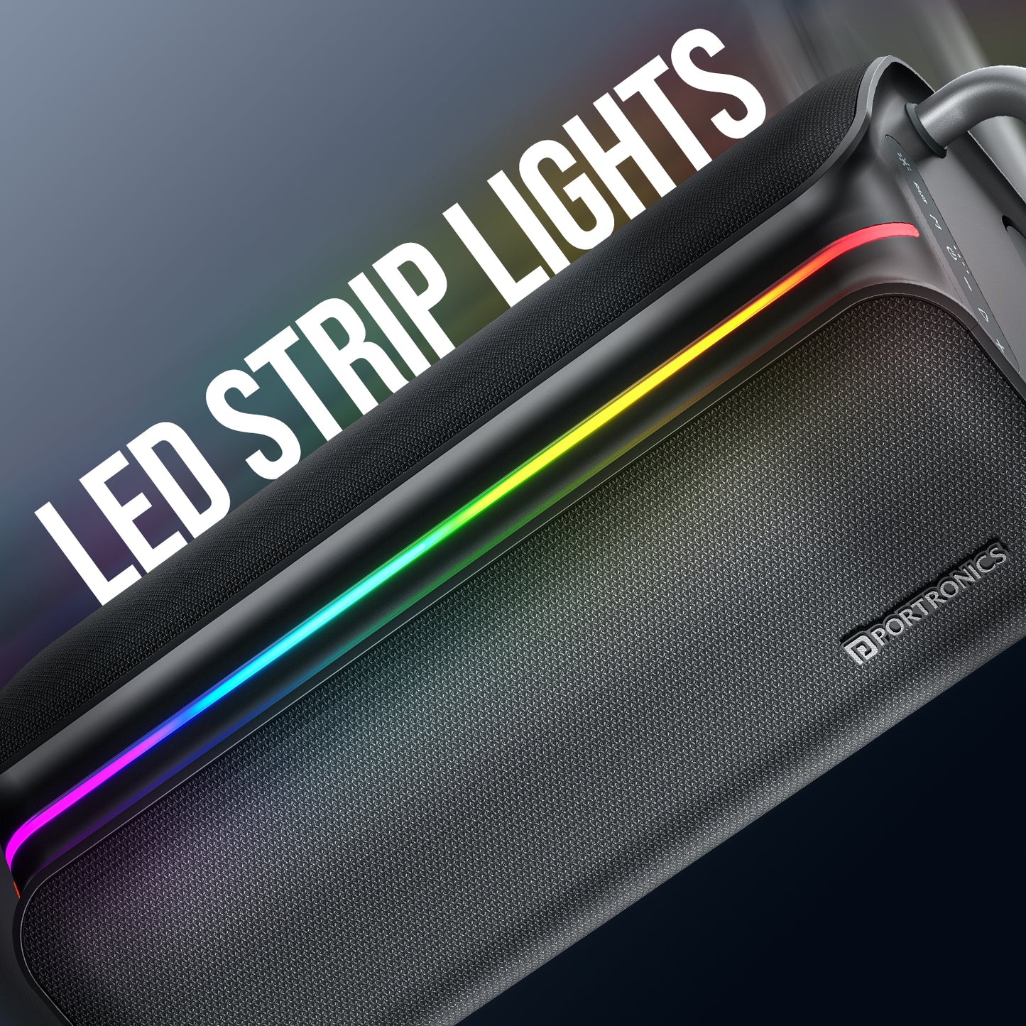 Portronics Nebula X 150W Portable Bluetooth Speaker with Deep Bass & RGB Lights | 150W Party Speaker with Karaoke Mic | TWS Portable Bluetooth Speaker with Enhanced Sound & Audio Accessories