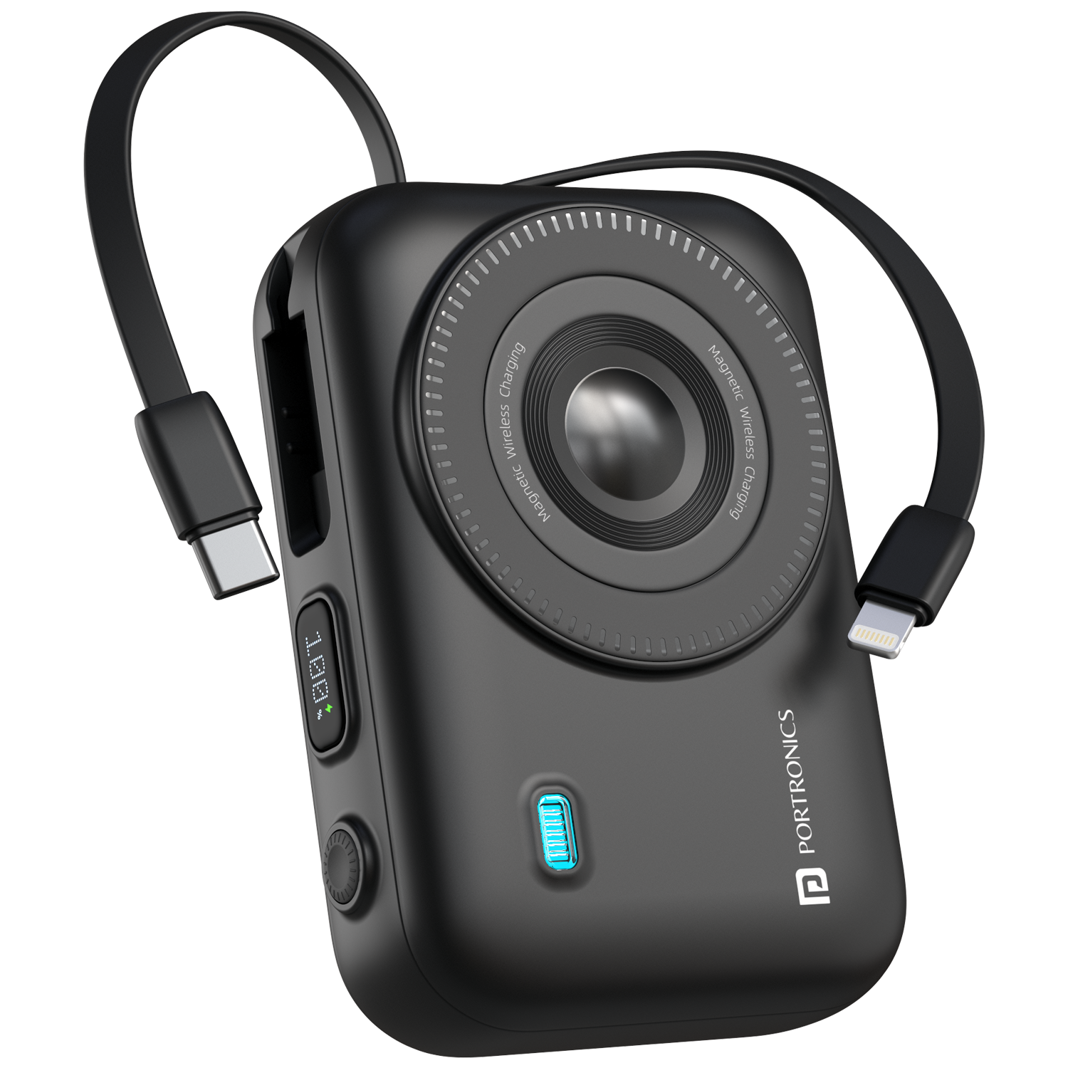 Portronics Slate Portronics Power Shutter 20K 20000mAh Wireless Powerbank Online