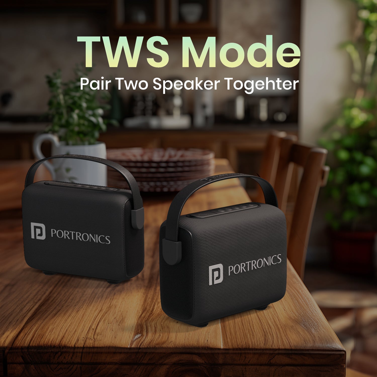 Portronics Resonate 2 bluetooth speaker with tws connectivity| best 14w speaker for crystal clear music| best portable party speaker for indoor