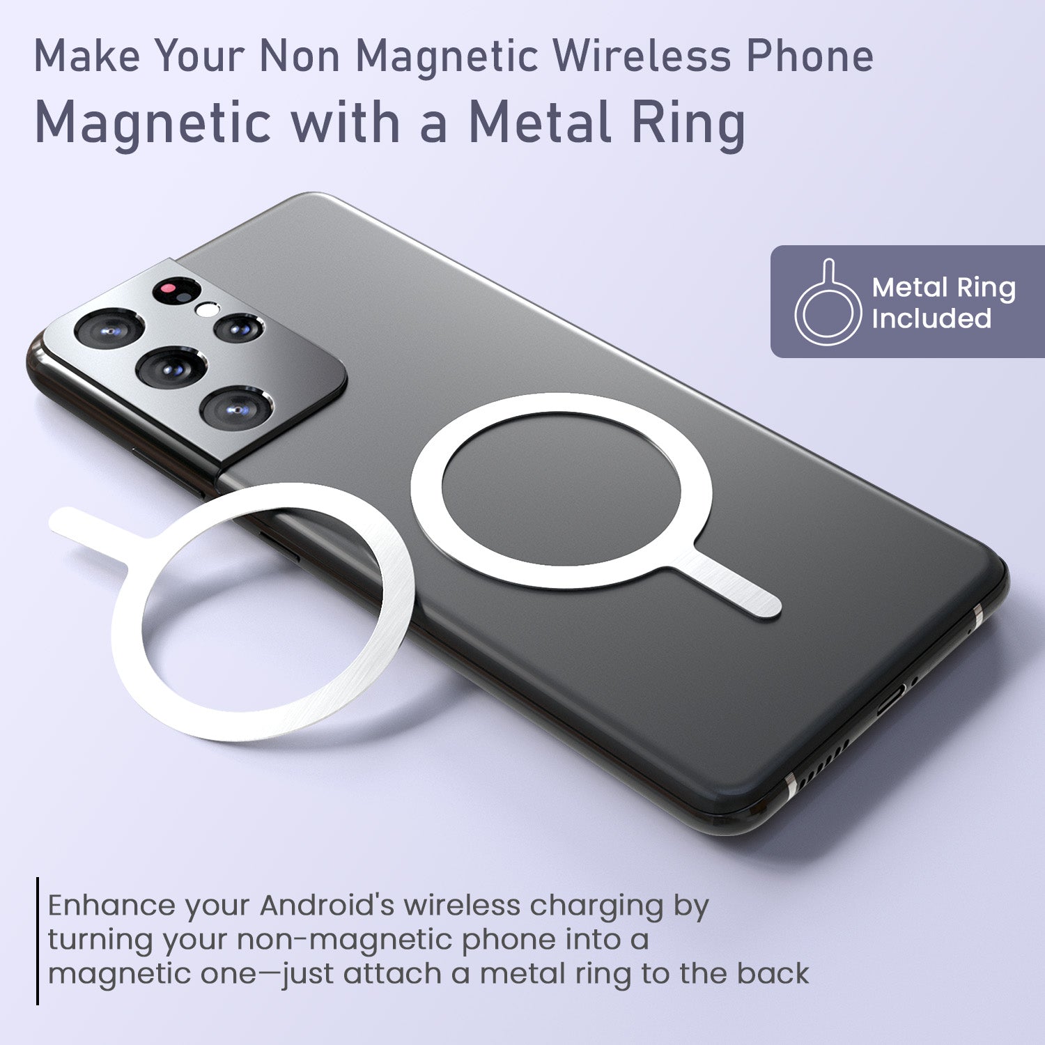 Blue Portronics Revvo Portable Power Bank | Dual Output 20W Wired and 15W Wireless Fast Charge | Best Power Bank in India, 10K Power Bank with metal ring