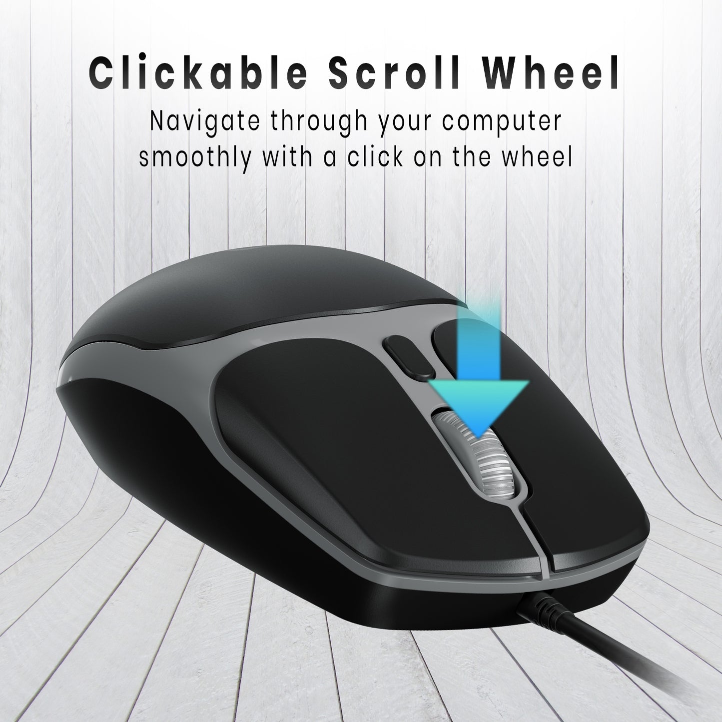Affordable and reliable wired mouse price with high-precision sensor – Portronics TOAD 103 wired mouse gaming accessory for all users| best wired mice online