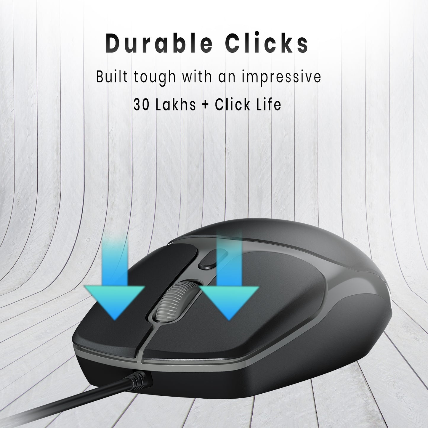 High-performance Portronics TOAD 103 wired mouse gaming edition with smooth tracking for casual gamers and students – reliable computer accessories| best computer accessories online