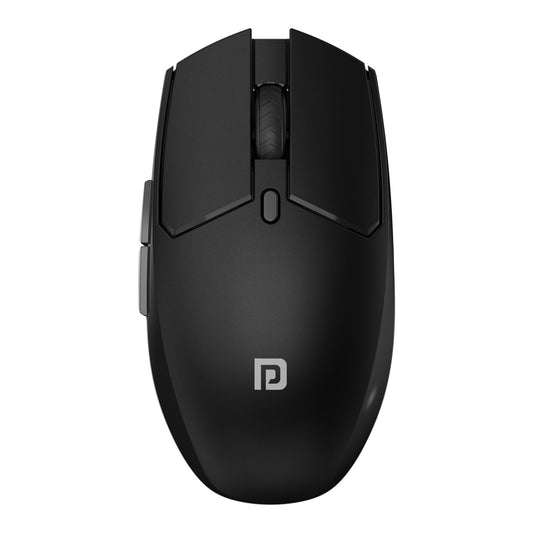 Black Portronics Toad 36 wireless optical mouse with ergonomic design and rechargeable battery for office and gaming use| best wireless mouse for laptop