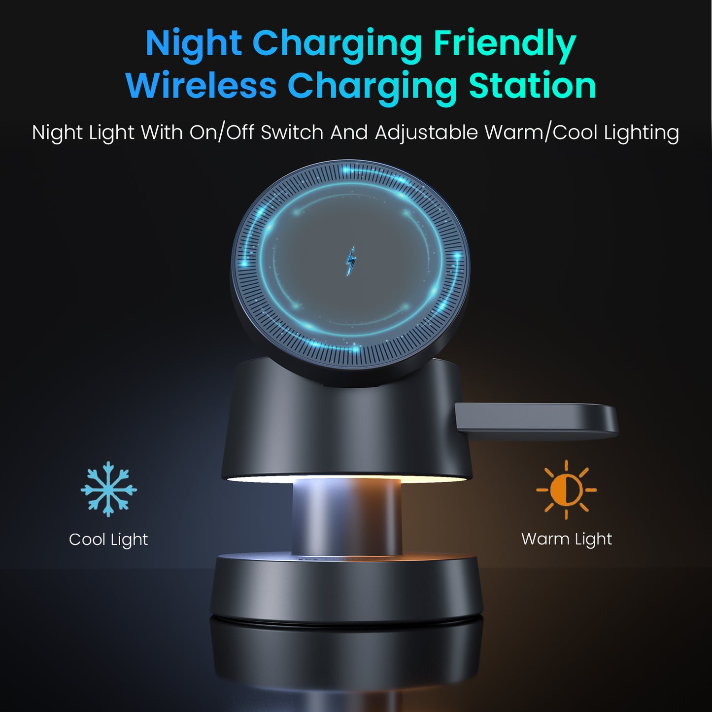 Portronics TriCharge best wireless charger in India for desktop use and MagSafe iPhones