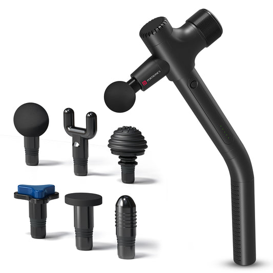 Portronics Zeno B Rechargeable Mini Massager | Ideal for post-workout recovery with deep percussion and 5 adjustable speed levels | deep tissue massage designed for muscle relief