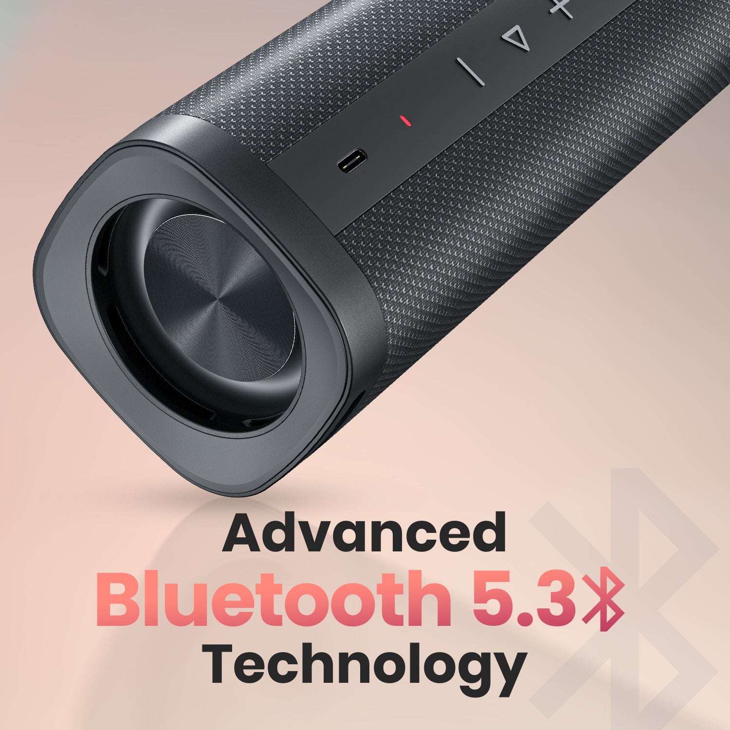 Portronics fynix wireless mini speaker with bluetooth 5.3 – hand free calling bluetooth speaker with fm, aux, and 6 hours battery backup| rechargeable speaker online