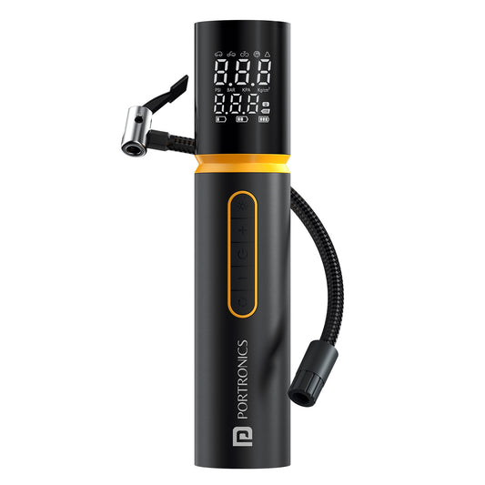 Portronics vayu 5.0 portable tyre inflator| rechargeable car tyre inflator