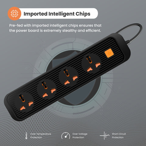 power extension board with safety features 