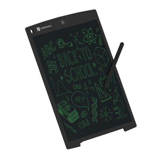Black Ruffpad 12 Lcd writing pad for kids online| 12inch best lcd writing pad