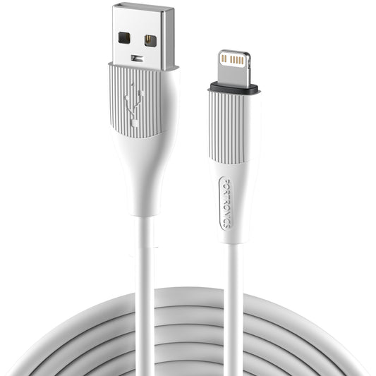 High-speed Silklink USB to Lightning cable for iPhone and iPad, supports 20W fast charging, premium silicone, non-tangle design – the perfect iPhone cable.