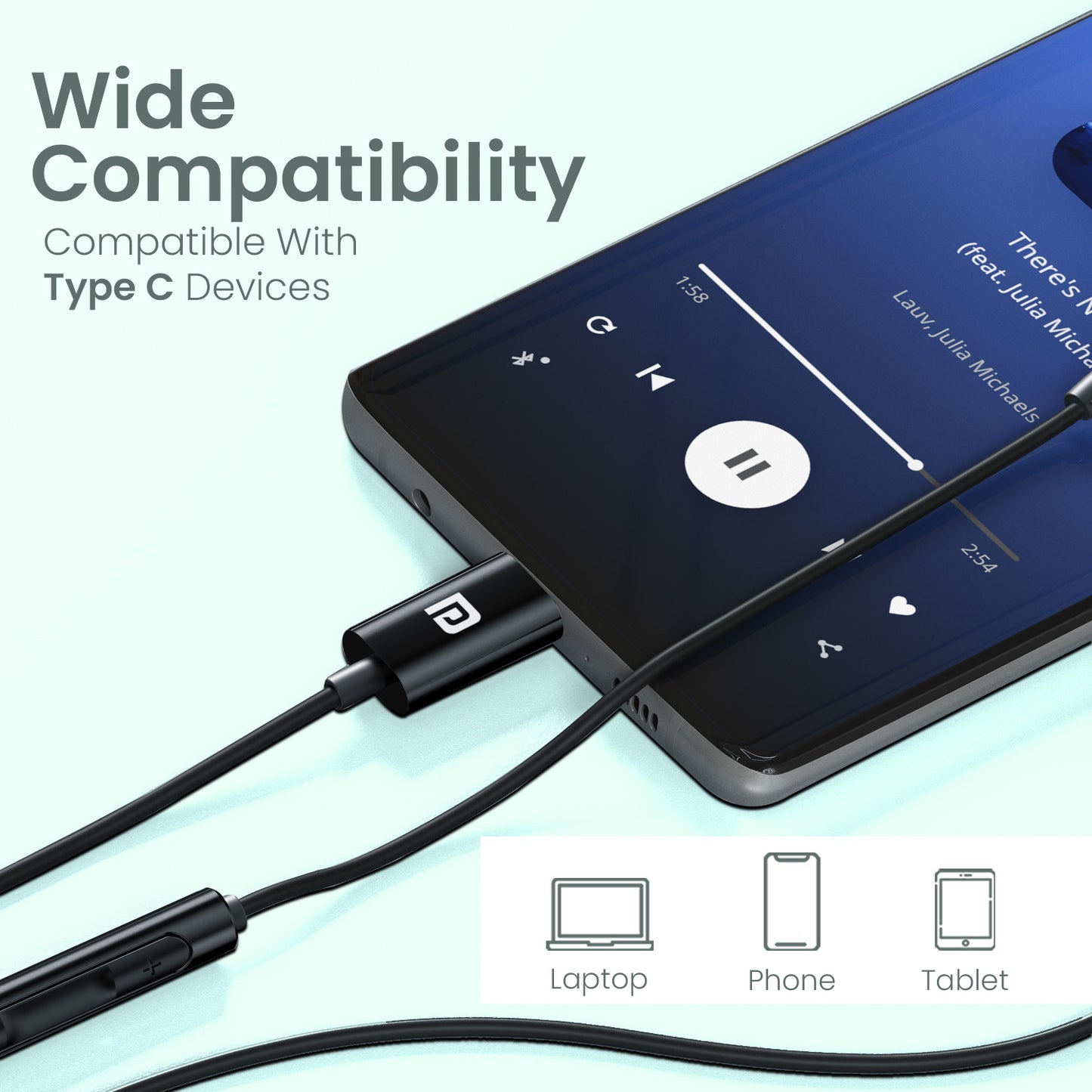Wired earphones with mic for laptop – Portronics Conch Gamma C offers reliable performance for meetings and entertainment| best wired earphones for type c devices