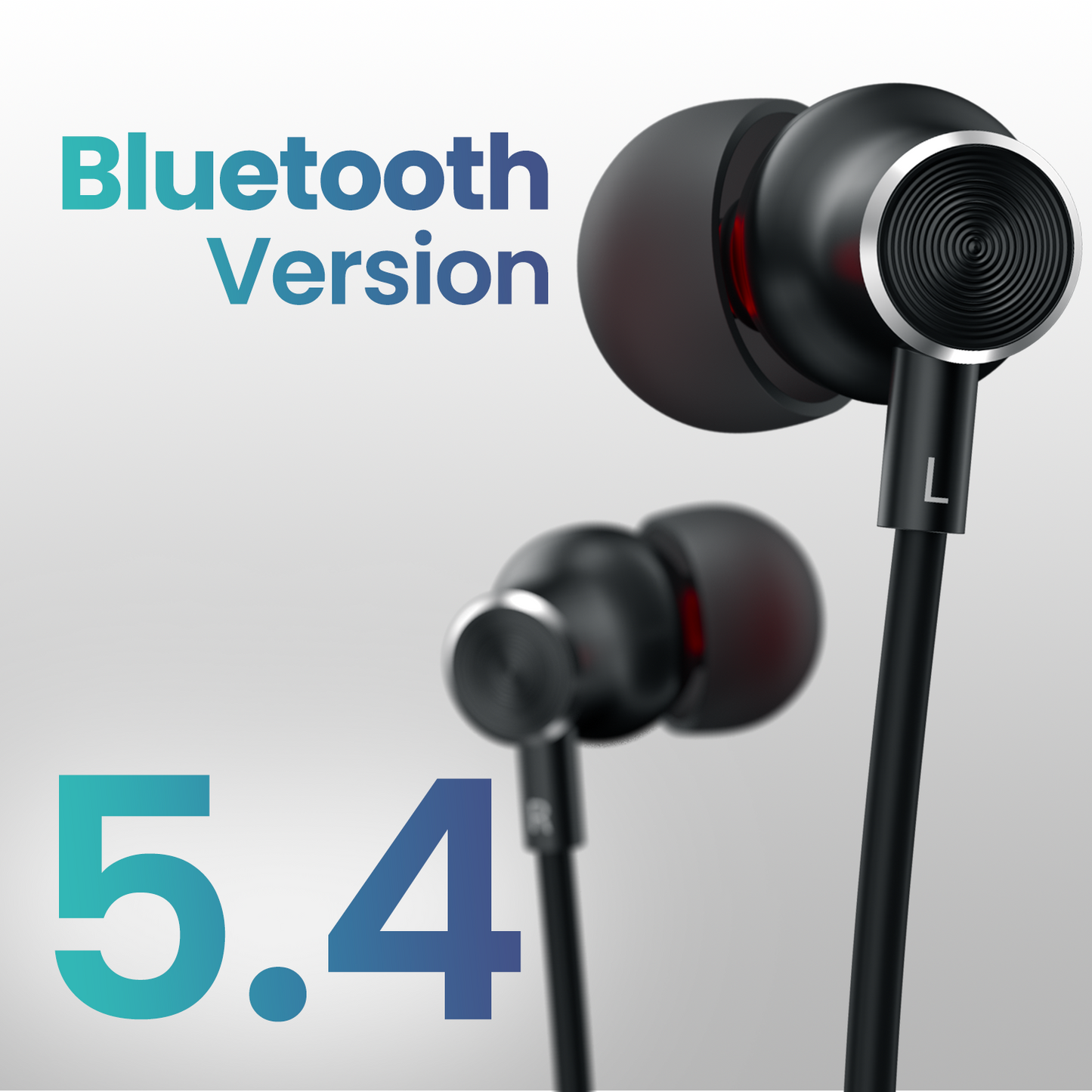 True wireless stereo neckband earphones, Portronics Harmonics Y3, 40-hour battery, magnetic earbuds, Bluetooth 5.4, Type-C charging, dual pairing, soft neckband for gym, running, and all-day wear.