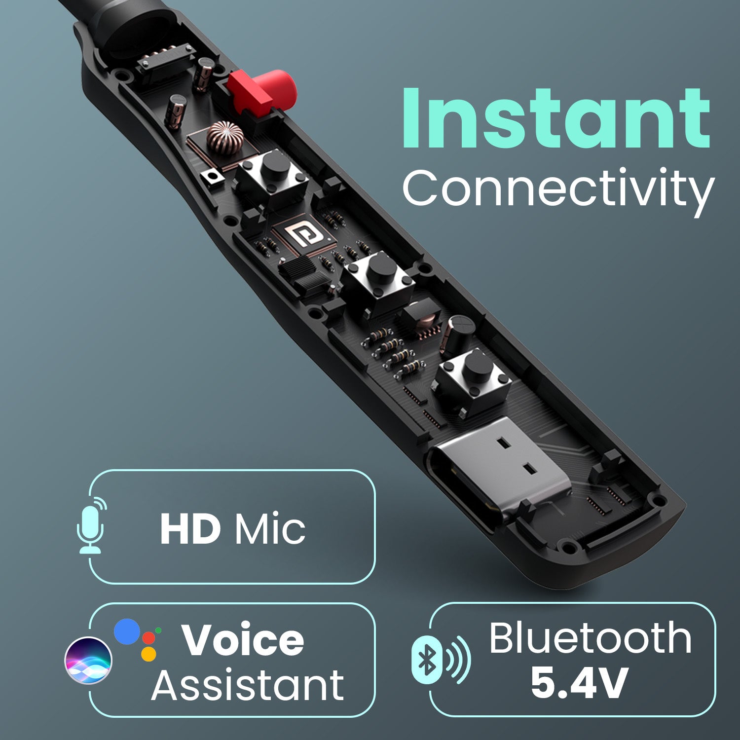 harmonics z11 pro neckband for sports & fitness | fast charging, hd mic, water-resistant design neckband for sports & fitness | fitness tracking & yoga wireless neckband