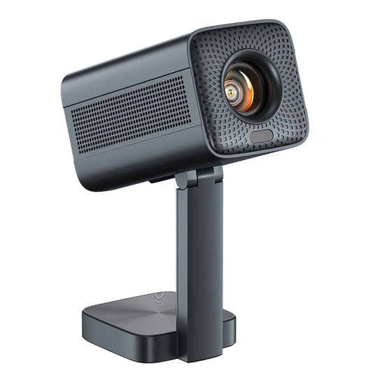 portronics beem 590 smart led projector | tiltable desktop stand with adjustable angle mechanism foldable stand projector | flexible tabletop positioning for work and entertainment projector for bedroom | versatile compact smart projector for home setup