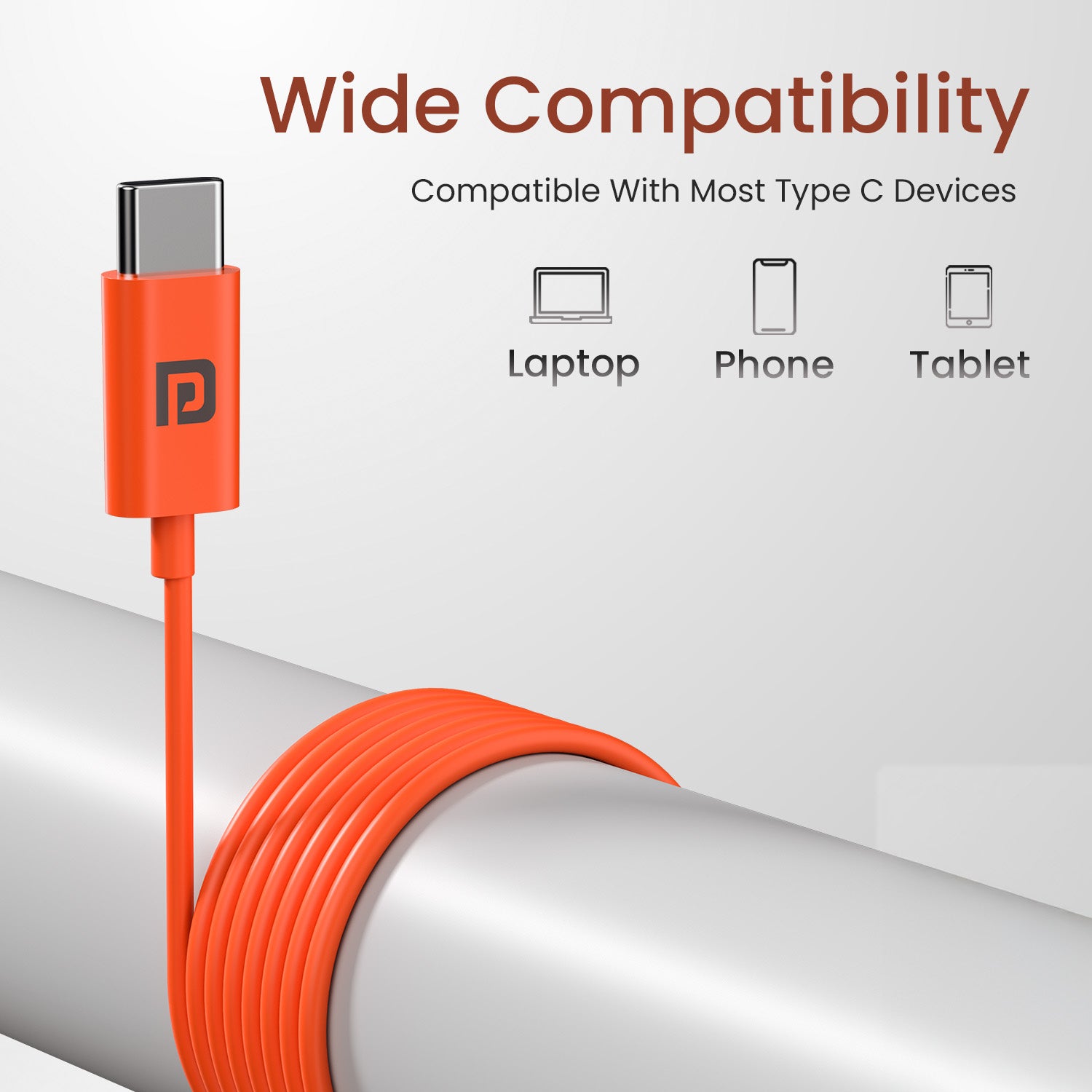Orange portronics conch theta c stereo wired earphone | deep bass dynamic response | beat heavy songs earphone with mic | deep bass type c earphones under 500