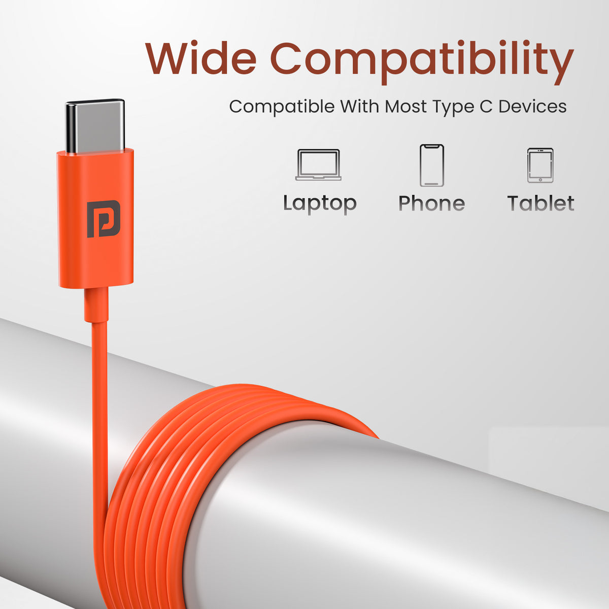 Orange portronics conch theta c stereo wired earphone | deep bass dynamic response | beat heavy songs earphone with mic | deep bass type c earphones under 500