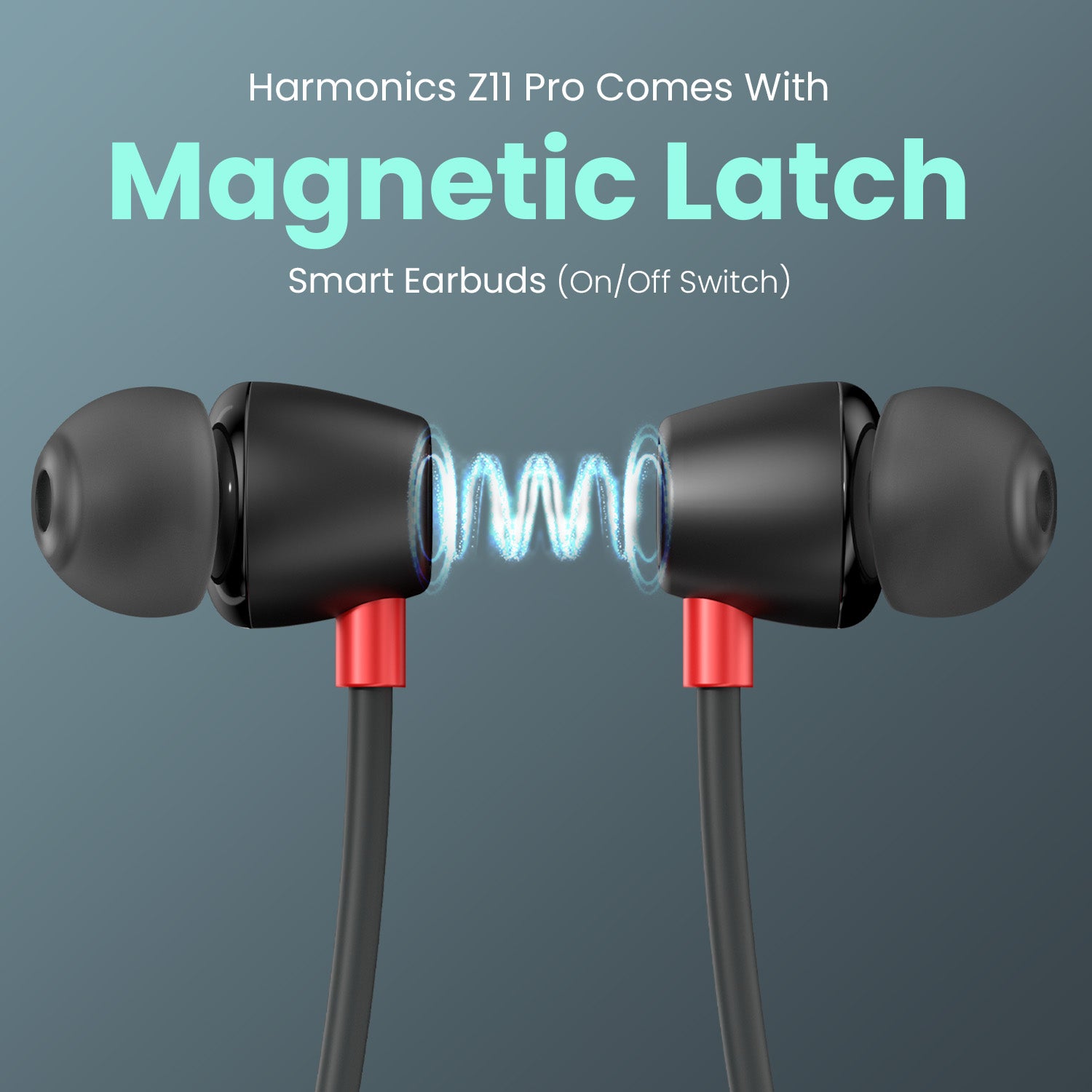 portronics harmonics z11 pro neckband headphones | vibration calls, smart magnetic power control, 35hr battery neckband headphones | music & office multitasking bluetooth neckband