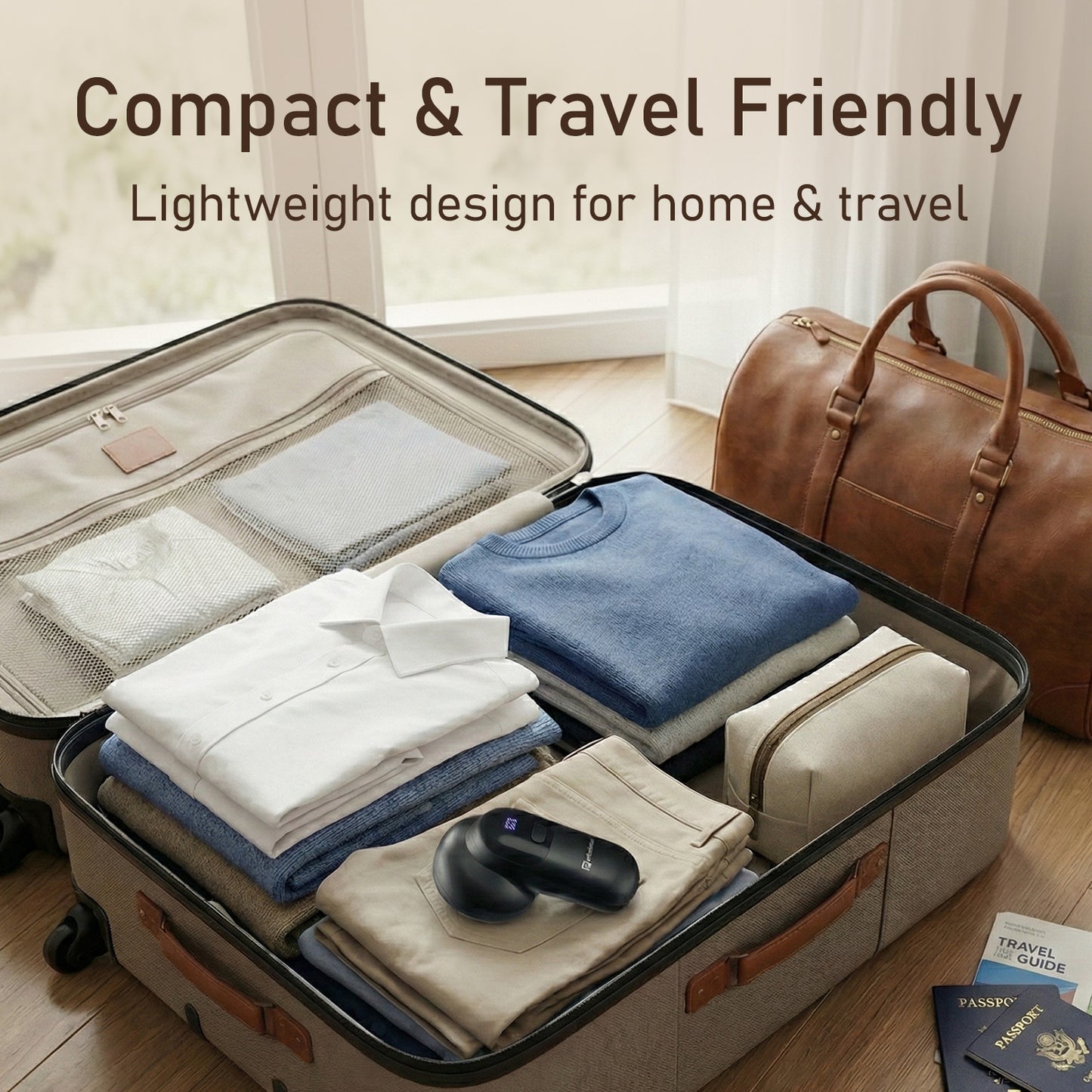 portronics lint x portable lint remover for home and travel | compact lightweight lint remover with high rpm motor | best fabric shaver for sweaters scarves and upholstery