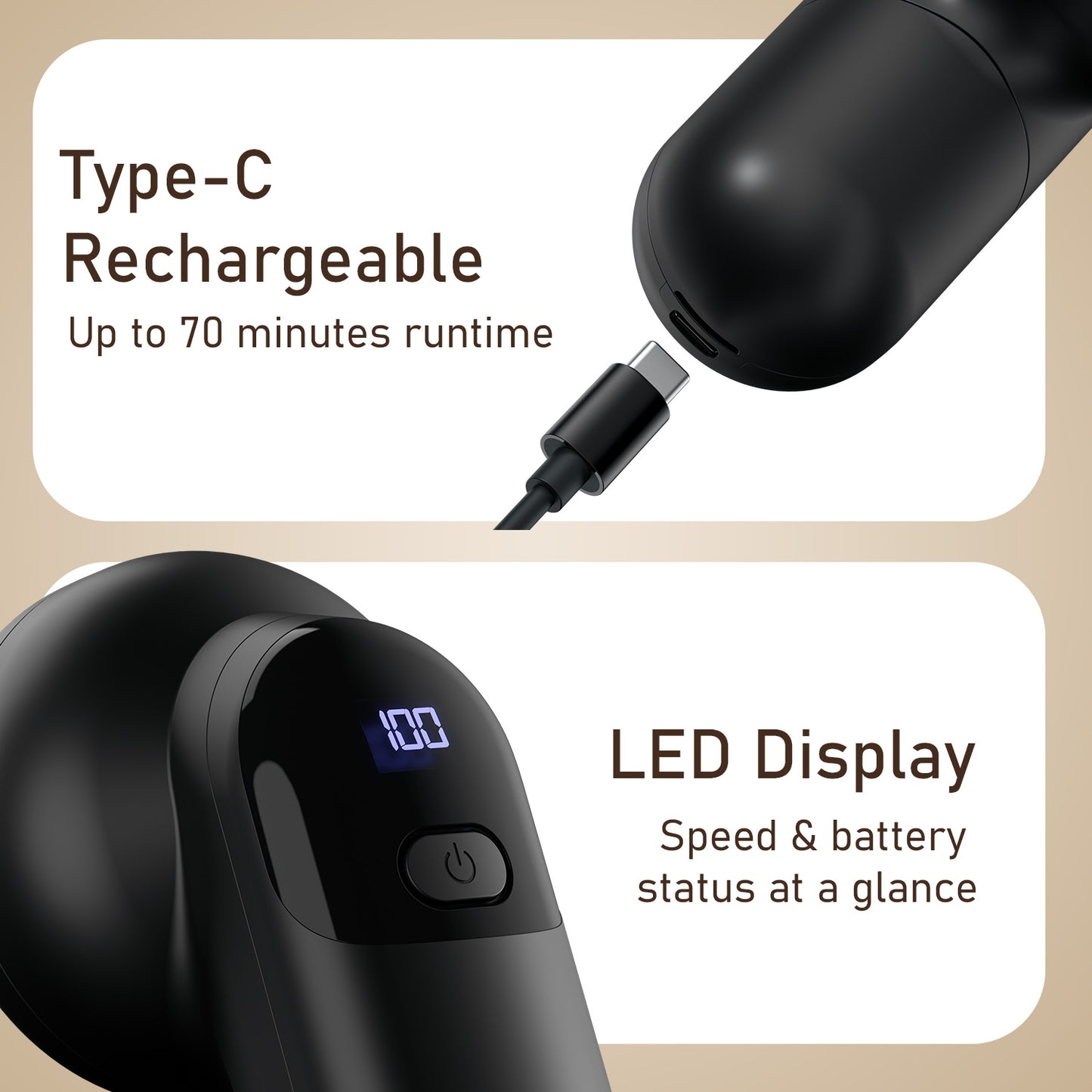 portronics lint x rechargeable fabric lint remover | type c rechargeable clothes shaver with up to 70 minutes runtime | portable lint remover for home and travel