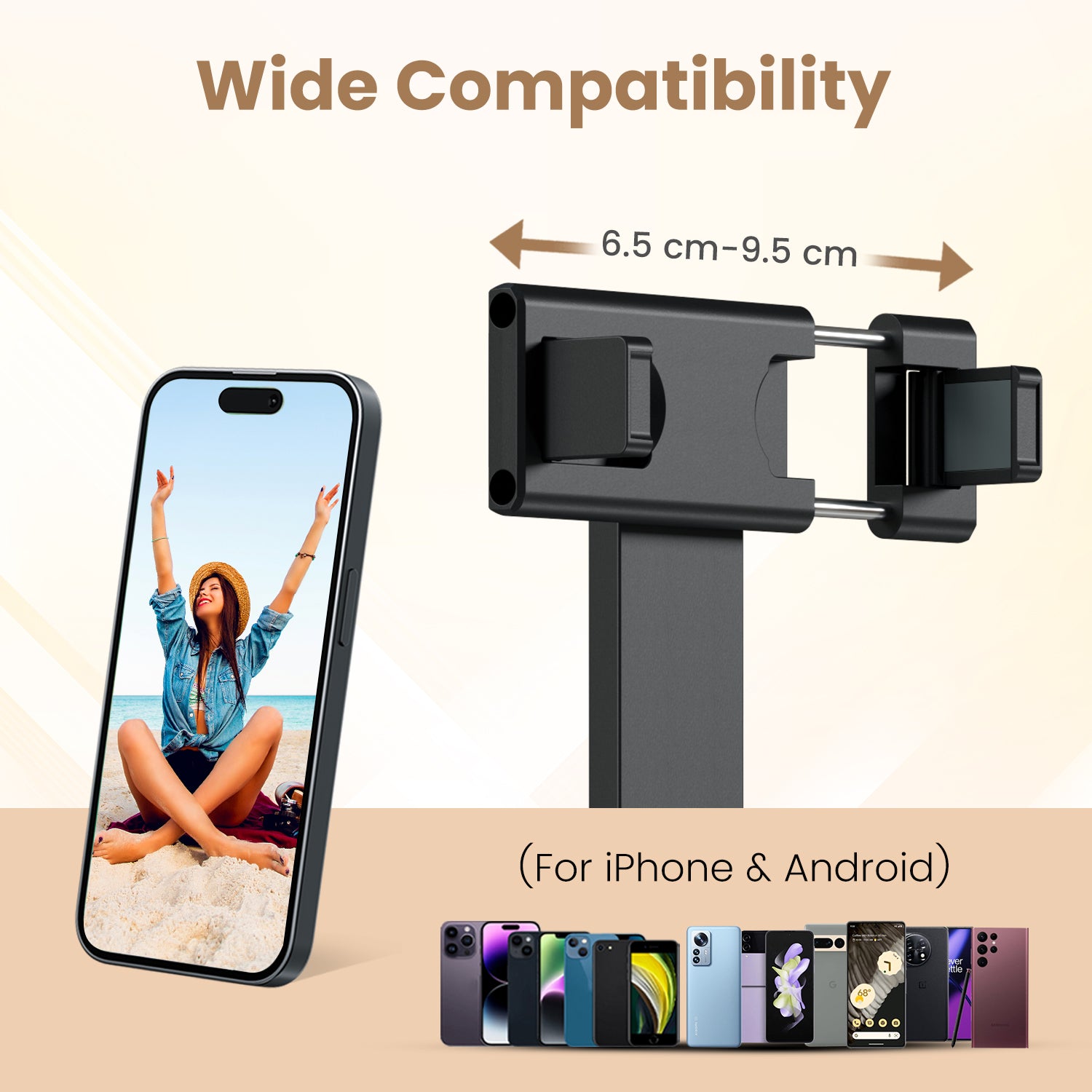 portronics lumistick neo portronics selfie stick | adjustable universal phone holder clamp selfie sticks | smartphone compatibility setup mobile tripod stand | portronics lumistick neo