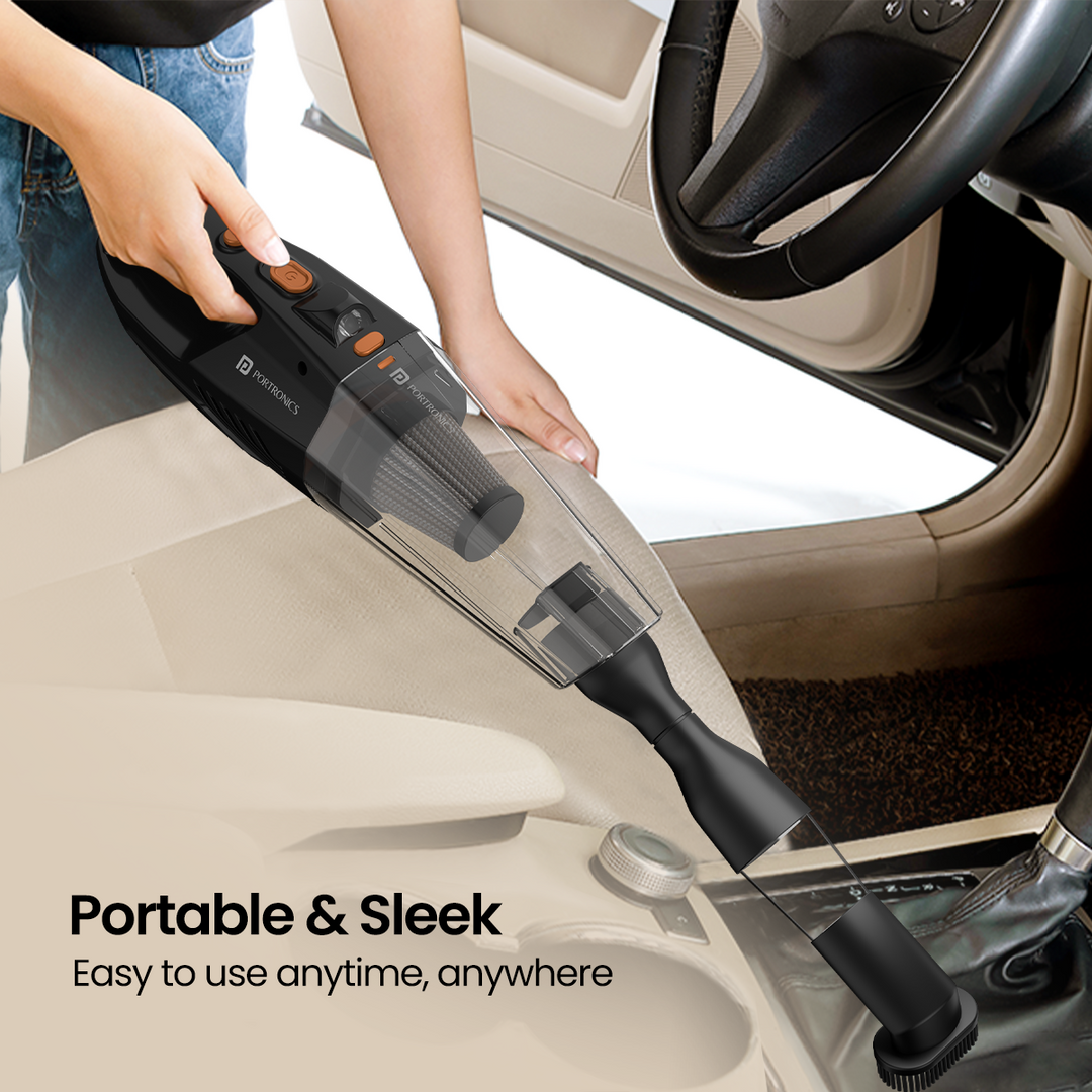 Shop Portronics Mopcop Rechargeable Vacuum Cleaner For Car