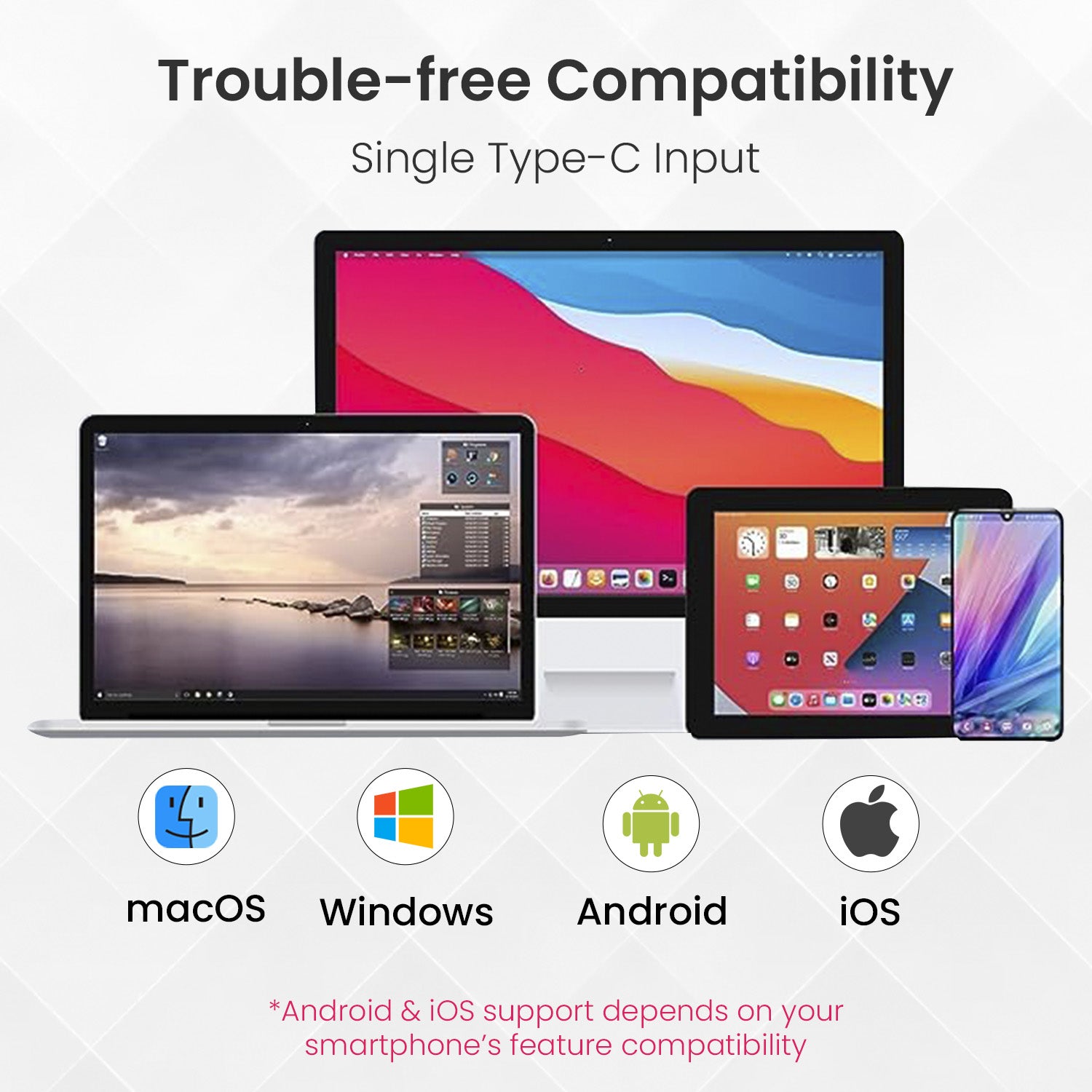 portronics mport space ssd usb hub | type c usb hub for laptop supporting usb 3.0 data transfer power delivery charging and external ssd storage | usb hub for mac and windows