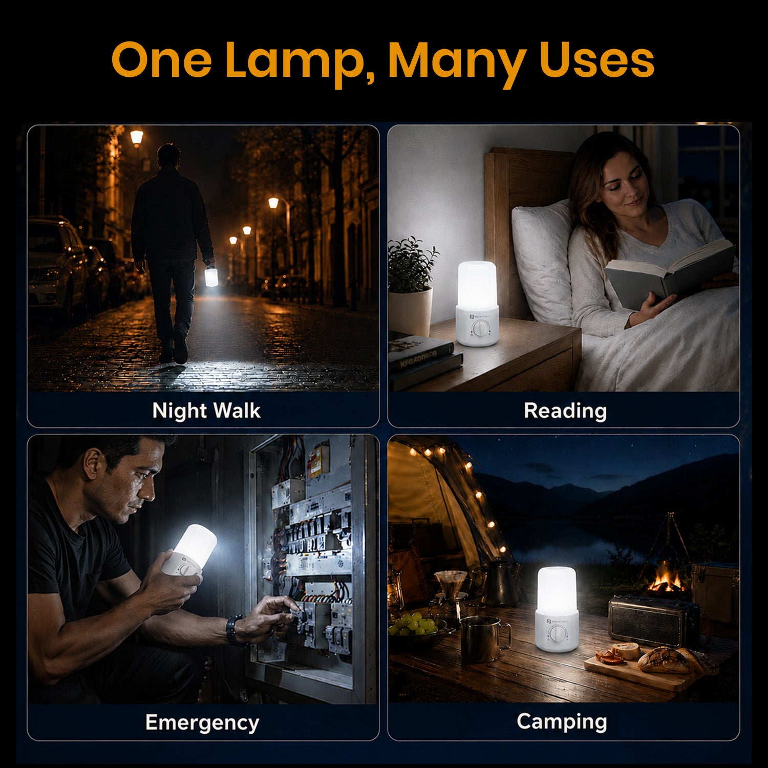 portronics ray x portable emergency light | multi functional compact form factor adapting across diverse lighting tasks home emergency light | night walks bedtime reading fuse box repairs and outdoor recreational setups super bright led flashlight | multi purpose portable led emergency light for home repairs and night walks
