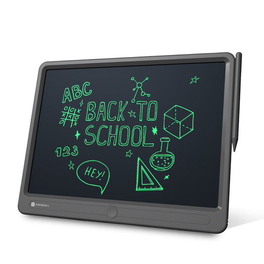 portronics ruffpad 15 lcd writing pad | stylus pen attachment electronic writing pad | learning and doodling drawing pad for kids | best digital writing tablet for everyday notes