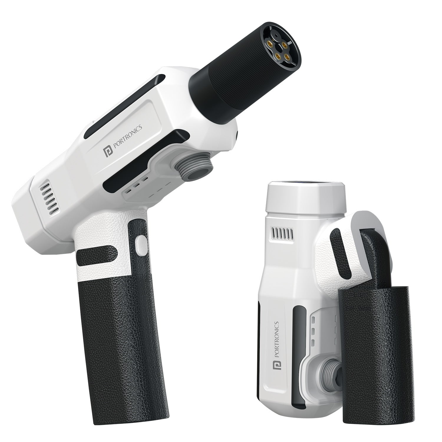 portronics torque x rechargeable pressure washer gun | foldable cordless design with 5-in-1 rotating nozzle | car and bike washing with mini folding cleaning water gun | best rechargeable pressure washer gun for home use
