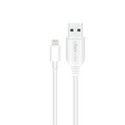 Portronics Konnect Core II-8Pin USB Cable, white