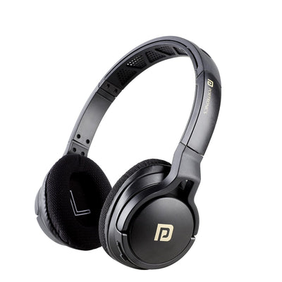 Portronics Muffs M1: Best Bluetooth Headphone| wireless bluetooth headset with Mic & AUX, black