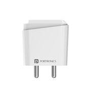 Portronics Adapto 40 C Fast charging adapter for iOS and Android
