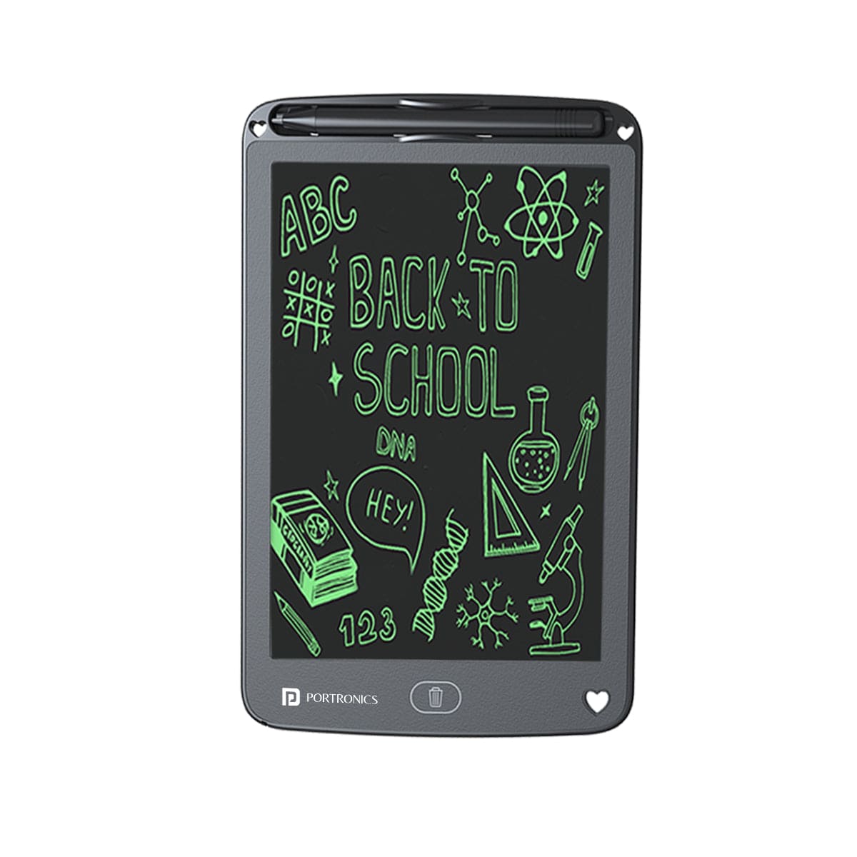 Shop Portronics Ruffpad 12E Digital Re-Writable LCD Writing Tablet/Pad