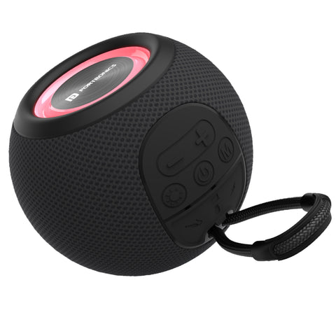 Portronics Resound mini wireless portable speakers for laptop and mobile for iOS & Android 5W, Black