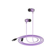 Conch 90-With its universal 3.5mm AUX jack, Portronics best earphones at discount, purple