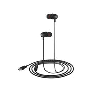 Conch 90-With its universal 3.5mm AUX jack, Portronics best earphones at dicount, black