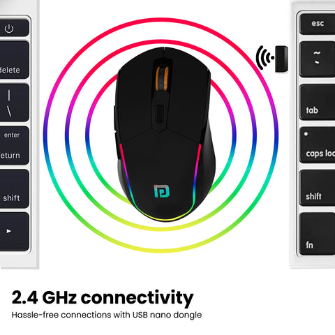 Portronics Toad One Wireless mouse with rechargeable battery, 2.4GHz connectivity