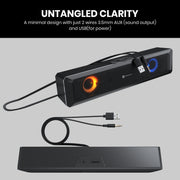 Portronics In Tune 3 USB Soundbar Speaker clear sound