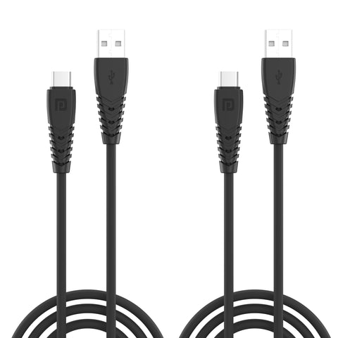 Portronics 2 Cables Combo of Konnect Core Type C Cable