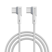 Portronics Konnect L Type C to Type C 60W Charging Cable, white