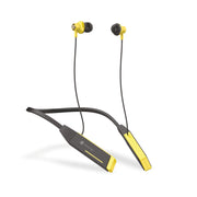Portronics Harmonics Z2 bluetooth neckband wireless headphones| bluetooth headset neckband yellow