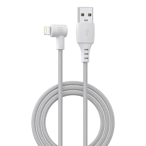 Portronics Konnect HD USB to 8pin Charging Cable 1.2-metre cable, white