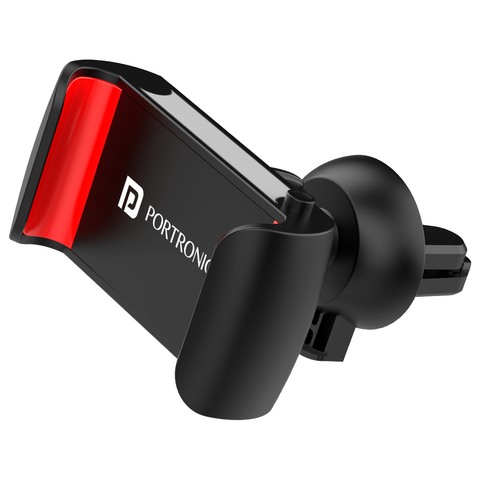 Portronics Clamp 2 Car Mobile Holder 360° Rotational Body