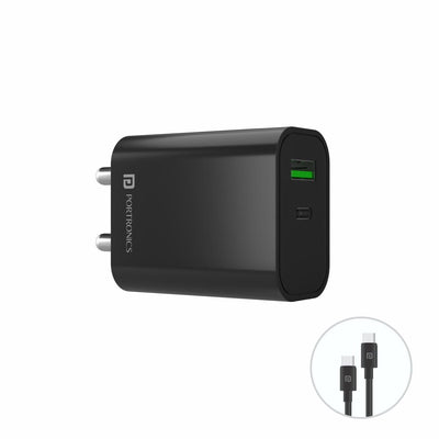 Adapto 44 : 20W Adapter black